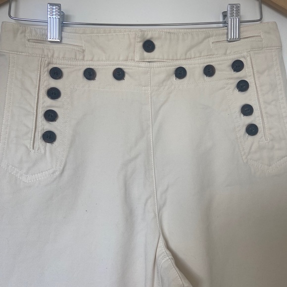 A.L.C. Pierce Crop Wide Leg Crop Twill Sailor Pant size 6 - Picture 7 of 10